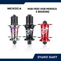 Gambar Hub Freehub Meroca Sepeda KM 5.0 Hub Freehub QR TA 5 Bearing 6 pawl Sixpawl 32H Original - QR Full Hitam dari EVANO DANY undefined 1 Tokopedia
