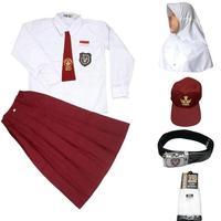 Gambar Terlaris Seragam Sekolah SD Merah Putih Perempuan Lengan Panjang Rok Panjang Super Lengkap Kelas 1-6 SD dari abishop68 undefined 5 Tokopedia