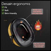 Gambar Terlaris Earmuff Safety Pro Series 30dB Penutup Telinga Pelindung Anti Bising Best Seller - Merah dari QANAJO sTORE undefined 5 Tokopedia