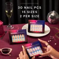Gambar LB Gel Press On Nails ‘BABY ANGEL’  30 Pcs, 2ml Nail Glue & Adhesive Nail Tabs Included dari LICENSED BADDIE INDONESIA undefined 3 Tokopedia