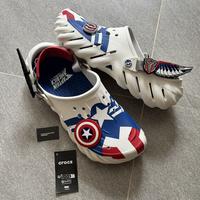 Gambar Crocs Echo Clog x Marvel Captain America Sam Wilson | Unisex (100% Original Resmi) - 4M / 36-37 dari Grailedhype Sneakers Store undefined 2 Tokopedia