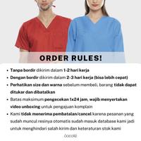 Gambar READY TANPA PO (3)!! Baju OK / Baju Jaga / Baju Scrub Dokter/ Baju OKA - Maroon, S dari jfauzi undefined 3 Tokopedia