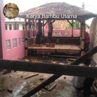 Gambar Saung gazebo bambu ukuran 2 meter x 3 meter dari Karya Bambu Utama undefined 5 Tokopedia