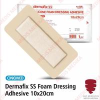 Gambar Dermafix Ss 10 X 20 Cm Onemed Adhesive Silicone Foam Super Sorb Dressing Plester Luka Plaster Sesar 10X20 10X20Cm dari GARAMAD31 undefined 3 Tokopedia
