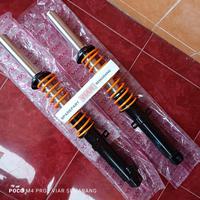 Gambar Shock depan viar karya 150 200cc tipe as shock 43mm tahun 2015 dan 2023 series original viar - KANAN 2015 dari Warung Sparepart viar undefined 3 Tokopedia