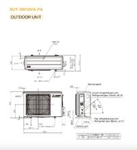 Gambar Mitsubishi Electric AC Cassette Inverter 4-Way PLY-SM Series 4 PK ( 3 Phase ) - PLY SM36EA + PUY SM36YKA dari Planet Elektronik Indo undefined 5 Tokopedia