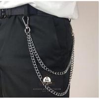 Gambar Rantai Celana Rantai Jeans Denim Rantai Dompet Retro Punk Hiphop - Rantai 3 Layer dari Control V undefined 4 Tokopedia