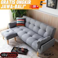 Gambar READY2025 City Living Alma sofabed 3 dudukan FREE ONGKIR Jawa-Bali* #sofabed #sofa3dudukan #sofaselonjor #sofaminimalis #sofaL #sofaempuk #sofa2in1 Tempat Duduk Multifungsi Sofa Tidur 2In1 Kursi Santai Serbaguna dari CV Stellarr undefined 2 Tokopedia