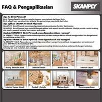 Gambar SKANPLY - Birch Plywood | Plywood Mewah, 100% Birch Plywood Asli Skandinavia - 18mm (122x244) dari Bangun Land undefined 5 Tokopedia