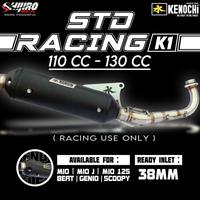 Gambar Knalpot Standar Racing KENOCHI type K for MIO BEAT SCOOPY GENIO MIO J - BEAT SCOOPY FI, K1 dari spiritre undefined 1 Tokopedia