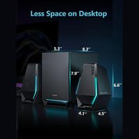 Gambar Speaker EDIFIER G1500 MAX 2.1 2 Driver full-range 2.5 inch + subwoofer 4 inch RMS 60w Bluetooth 5.3 USB-A USB-C dan input AUX 3,5mm 10 efek pencahayaan RGB, mode suara untuk musik, game, dan film, serta desain mekanis dengan garis keras dari FRAG GAMING STORE undefined 2 Tokopedia