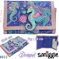 Gambar Dompet Wanita Dompet Smiggle Lipat Unicorn / Wallet Smiggle Girl / Dompet Lipat Anak Perempuan Motif Unicorn Kuda Laut - Ungu dari Selisia Ramadani undefined 4 Tokopedia