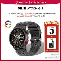 Gambar PEJE G11 Original Smartwatch High Precision GPS Smart Watch 3ATM Waterproof Smart Watch Bluetooth Call Fitness Tracker - Silver dari PEJE OFFICIAL STORE undefined 1 Tokopedia