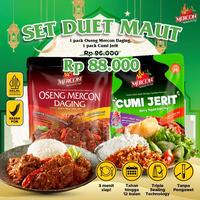 Gambar Mercon Merah Putih - Set Duet Mercon || Oseng Mercon Daging + Cumi Jerit Sambal Mercon - OMD Gini, CJ Gini dari Madam Strore undefined 1 Tokopedia