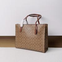 Gambar Tas Coach Wanita Nina Tote Bag In Signature Canvas Brown Original Store Branded Authentic dari tickandickk undefined 2 Tokopedia