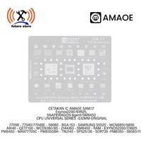 Gambar AMAOE SAM:17 EXYNOS2200/E9925, SNAPDRAGON 8GEN1/SM8450 CETAKAN IC CPU UNIVERSAL SERIES -0.12MM ORIGINAL - dari yaysyah jugawian25 undefined 2 Tokopedia