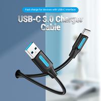 Gambar Vention Kabel Charger Data USB 3.0 to Type C Fast Charging 3A 4.0 1 Meter - COZBF dari Vention Tangerang undefined 2 Tokopedia
