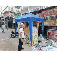 Gambar Ready Tenda Cafe 1,5X2 Stand Jualan Bazar Kaki Lima - Hitam, 50cm x 50cm dari morachan undefined 3 Tokopedia