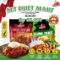 Gambar Mercon Merah Putih - Set Duet Mercon || Oseng Mercon Daging + Cumi Jerit Sambal Mercon - OMD Gini, CJ Gini dari Madam Strore undefined 2 Tokopedia