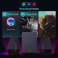 Gambar Speaker EDIFIER G1500 MAX 2.1 2 Driver full-range 2.5 inch + subwoofer 4 inch RMS 60w Bluetooth 5.3 USB-A USB-C dan input AUX 3,5mm 10 efek pencahayaan RGB, mode suara untuk musik, game, dan film, serta desain mekanis dengan garis keras dari FRAG GAMING STORE undefined 3 Tokopedia