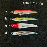 Gambar rambo lure - 180s - sinking - 18cm | 75 - 80 gr | bahan kayu - d dari Rambo Pancing Shop undefined 1 Tokopedia