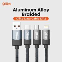 Gambar OLIKE D112M Kabel Data Micro USB 100CM OLIKE D112C Kabel Type C 1M OLIKE D112L Kabel Lightning Fast Charging - D112M Micro USB dari hokishopacc undefined 1 Tokopedia