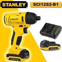 Gambar TERBARU STANLEY Mesin Bor Obeng Baterai Stanley SCI12S2-B1 Cordless Impact 10.8V Li-Ion Impact Driver + 2x1.5Ah Battery + Cup Charger + Softbag dari CV Essentialss undefined 1 Tokopedia
