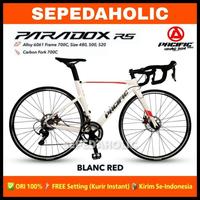 Gambar READY TERLARIS SEPEDA BALAP ROADBIKE PACIFIC PARADOX RS / SPRINTER 5.0 700C - (SPRINTER) Red, Size 50 dari Haruka DT Store undefined 3 Tokopedia