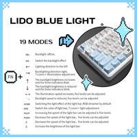 Gambar Furycube G87 87 Keys Gasket Mechanical Keyboard 85% Layout Design Gaming Keyboard Spherical Keycap White Light Full Key Hot-Swap Noah Silver Linear Switch All Keys Anti-Ghosting For Win/Mac Murah dari Miss Joo undefined 4 Tokopedia