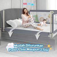 Gambar [Harga Per Sisi] KISUBO Baby Bed Rails Safe Grey Tanuki - GREY-TANUKI, 200CM dari KISUBO Indonesia undefined 3 Tokopedia