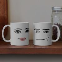 Gambar Roblox man woman face mug gelas - biasa, Man Mug dari duckducko undefined 1 Tokopedia