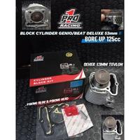 Gambar Blok Seher Bore Up 53Mm Genio Beat Deluxe 53 Pin 12 / Koj / Boring Beat Deluxe Bore Up 53Mm Set Seher Dan Paking Blok Pro 1 Racing dari grosir utbaja646 undefined 4 Tokopedia