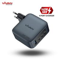 Gambar VIVAN 140 WATT GaN05 Gan Charger 140W for Laptop Smartphone Android iPhone VOOC Flash Charge Super Fast Charging Macbook - Charger Only dari VIVAN SHOP Authorized Store undefined 1 Tokopedia