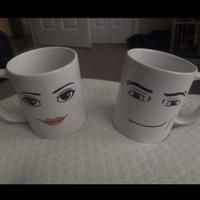 Gambar Roblox man woman face mug gelas - biasa, Man Mug dari duckducko undefined 5 Tokopedia