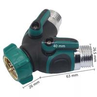 Gambar Sambungan Konektor Cabang 2 Keran Kran Air Selang 3/4 inch Irigasi Splitter Y shape Faucet Valve Pipe Garden Water Hose Connector 2 Way - SKU 2.007.0394 - 10302 dari TEKAD 88 undefined 3 Tokopedia