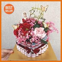 Gambar money cake / kue ulang tahun buket uang / bouquet bunga bucket/ hadiah ulang tahun / anniversary best quality - 30 lbr love dari Grizee Mall Store undefined 4 Tokopedia