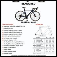 Gambar READY TERLARIS SEPEDA BALAP ROADBIKE PACIFIC PARADOX RS / SPRINTER 5.0 700C - (SPRINTER) Red, Size 50 dari Haruka DT Store undefined 2 Tokopedia