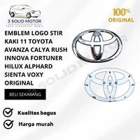 Gambar EMBLEM LOGO STIR KAKI 11 TOYOTA AVANZA CALYA RUSH INNOVA FORTUNER HILUX ALPHARD SIENTA VOXY ORIGINAL dari 3Solid Motor undefined 1 Tokopedia