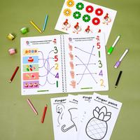 Gambar JUNIOR ACTIVITY BOOK / BUKU belajar menulis wipe and clean / Aktivitas anak PAUD / AKTIVITAS meronce kolase dan belajar menulis dari Baba Store 2 undefined 4 Tokopedia