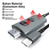 Gambar Konverter PX TypeC To HDMI Converter Thunderbolt 3 ios to TV PX MHA-20C dari Lisensiantivirus undefined 5 Tokopedia