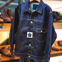Gambar Momotaro Jeans Tokuno Blue Denim Jacket 14.7 Oz Made in Japan dari Denim Selvedge Market undefined 4 Tokopedia