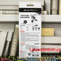 Gambar Konverter PX TypeC to HDMI Converter Adapter Hub iOS Android Windows PX UCH1H dari Lisensiantivirus undefined 2 Tokopedia