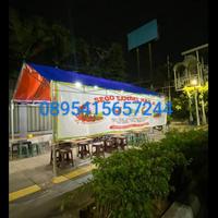 Gambar Tenda lingkungan tenda pecel lele tenda warung makan dari Bengkel Las Darma Abadi DA undefined 1 Tokopedia