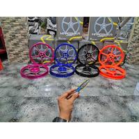 Gambar Velg Power Mandalika Vario 125/150 Led Old/Led New,Beat Fi/Eps, Vario 110 Fi/Esp,Scopy,Aerox Old/Aerox New Jupiter/Vega/Fiz R Tromol Besar,Mx King,Cb,Gl,Mp,Tiger,Rx King Ring 17 - Biru, VARIO 125/150 dari CV UHG undefined 3 Tokopedia