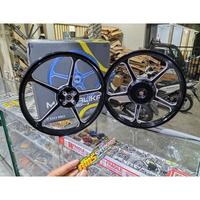 Gambar Velg Power Mandalika Vario 125/150 Led Old/Led New,Beat Fi/Eps, Vario 110 Fi/Esp,Scopy,Aerox Old/Aerox New Jupiter/Vega/Fiz R Tromol Besar,Mx King,Cb,Gl,Mp,Tiger,Rx King Ring 17 - Biru, VARIO 125/150 dari CV UHG undefined 5 Tokopedia