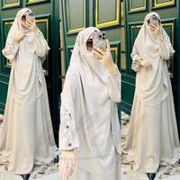 Gambar HAFSHA SYARI UMROH ANTI UV SET CADAR FRENCH KHIMAR GAMIS PENGAJIAN SERAGAM DRESS UMROH ARSY HIJAB Cantik Hitam Kancing Karet Kantong Muslim Putih Panjang Nyaman Wudhu dari mood wanita 1 undefined 2 Tokopedia