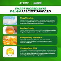 Gambar S-KIDGRO SUSU PENINGGI BADAN TERBAIK UNTUK ANAK - 3 BOX dari S-GROW OFFICIAL INDONESIA undefined 4 Tokopedia