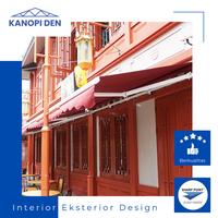 Gambar kanopi lipat manual / awning gulung sharp point - Atap Teras Outdoor Sejuk Tahan Cuaca dari Den Kanopi Bintaro undefined 5 Tokopedia