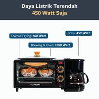 Gambar READY !!! B Coffee Co. X NASHORN 3-in-1 Breakfast Coffee Maker dari CV LESTARI TECHNO undefined 2 Tokopedia