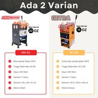 Gambar CUP SEALER GETRA SC D8 MESIN PRESS GELAS PLASTIK MANUAL ORIGINAL - GM-D1 Putih dari Authorized dealer Tangerang undefined 2 Tokopedia